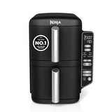 Ninja Double Stack 7.6L Air Fryer, 2 Drawers, Black SL300UK