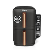 Ninja Double Stack XL 9.5L Air Fryer, 2 Drawers, Black/Copper