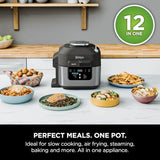 Ninja Speedi 12-in-1 Multi-Cooker and Air Fryer, 5.7L, Grey ON500UK