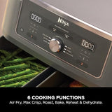 Ninja MAX Dual Zone 9.5L Air Fryer, 2 Drawers, Gunmetal DZ400UK