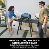 Ninja Woodfire Pro Connect XL Electric BBQ Grill, Blue & Black OG901UKAMZ