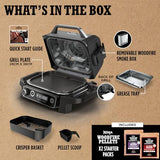 Ninja Woodfire Electric 7-in-1 BBQ Grill & Smoker, Grey/Black OG701UK