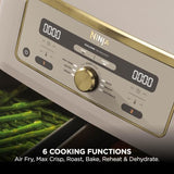 Ninja MAX Dual Zone Digital Air Fryer, 9.5L, Stone Gold DZ400UKSTGD