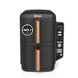 Ninja Double Stack XL 9.5L Air Fryer, 2 Drawers, Black/Copper