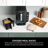 Ninja Double Stack 7.6L Air Fryer, 2 Drawers, Black SL300UK