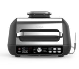 Ninja Foodi Max Pro Health Grill, Flat Plate & Air Fryer 3.8L, 7-in-1, Silver/Black AG651UK